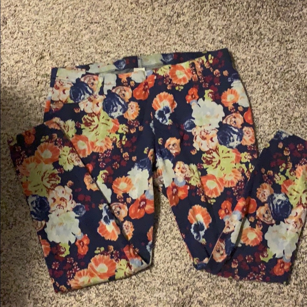 Floral jeggings